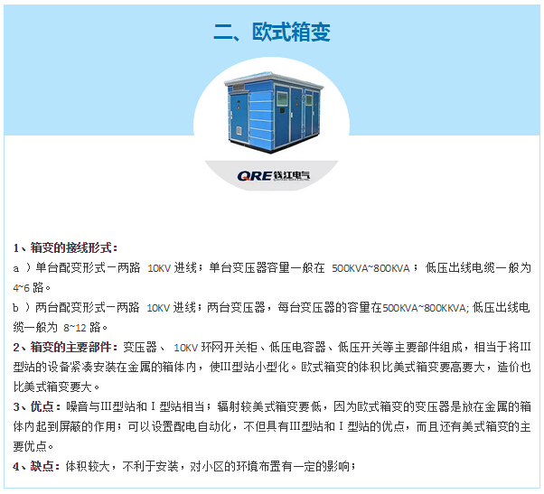 美式箱变、欧式箱变、临时用电箱变，区别在哪里？-电老虎网