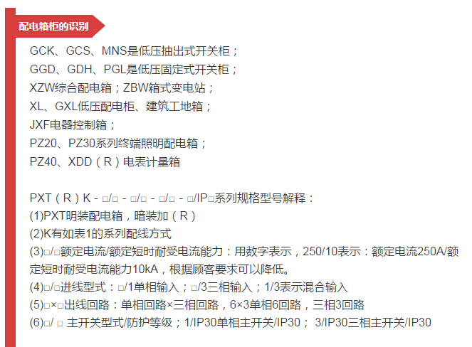 【科普】详解配电柜型号与图纸，要看！-电老虎网